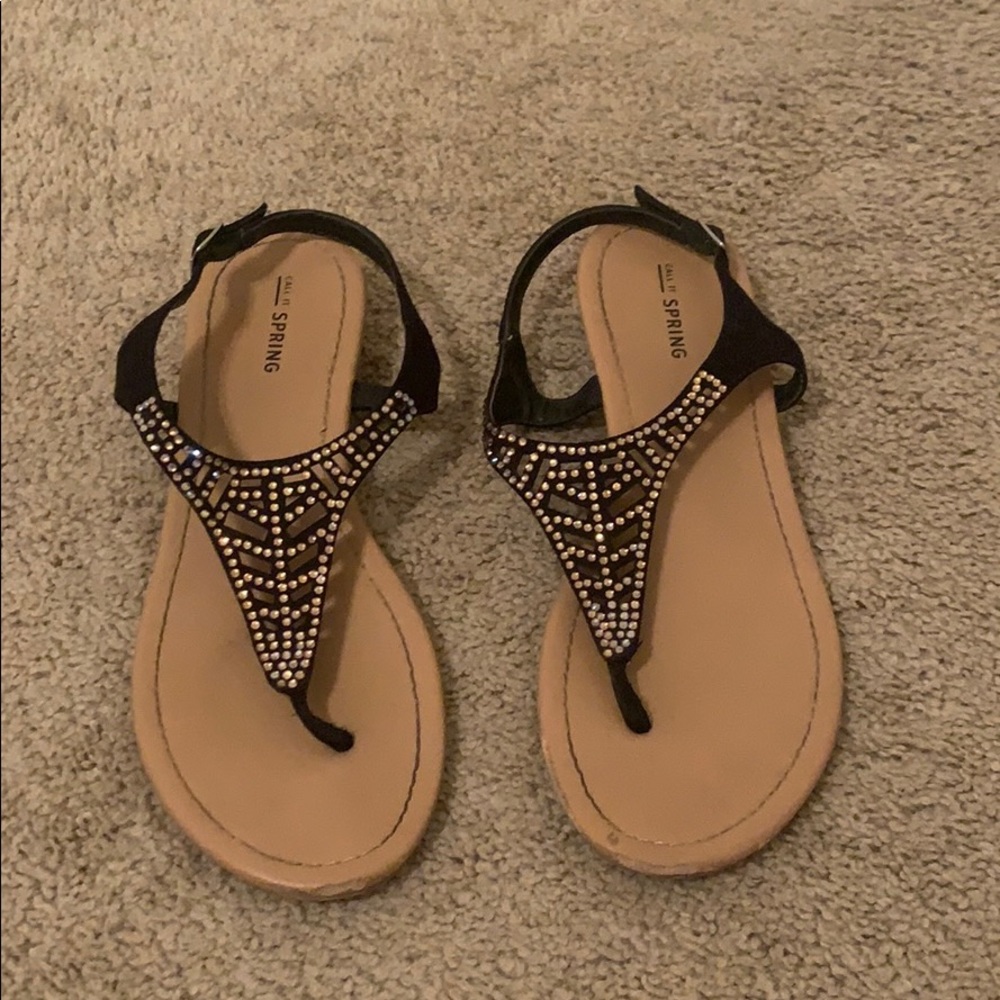 Black sandals